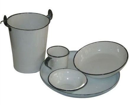  Vitreous Enameled JUG /KIDNEY TRAY/BOWL